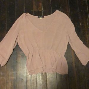 Blush blouse